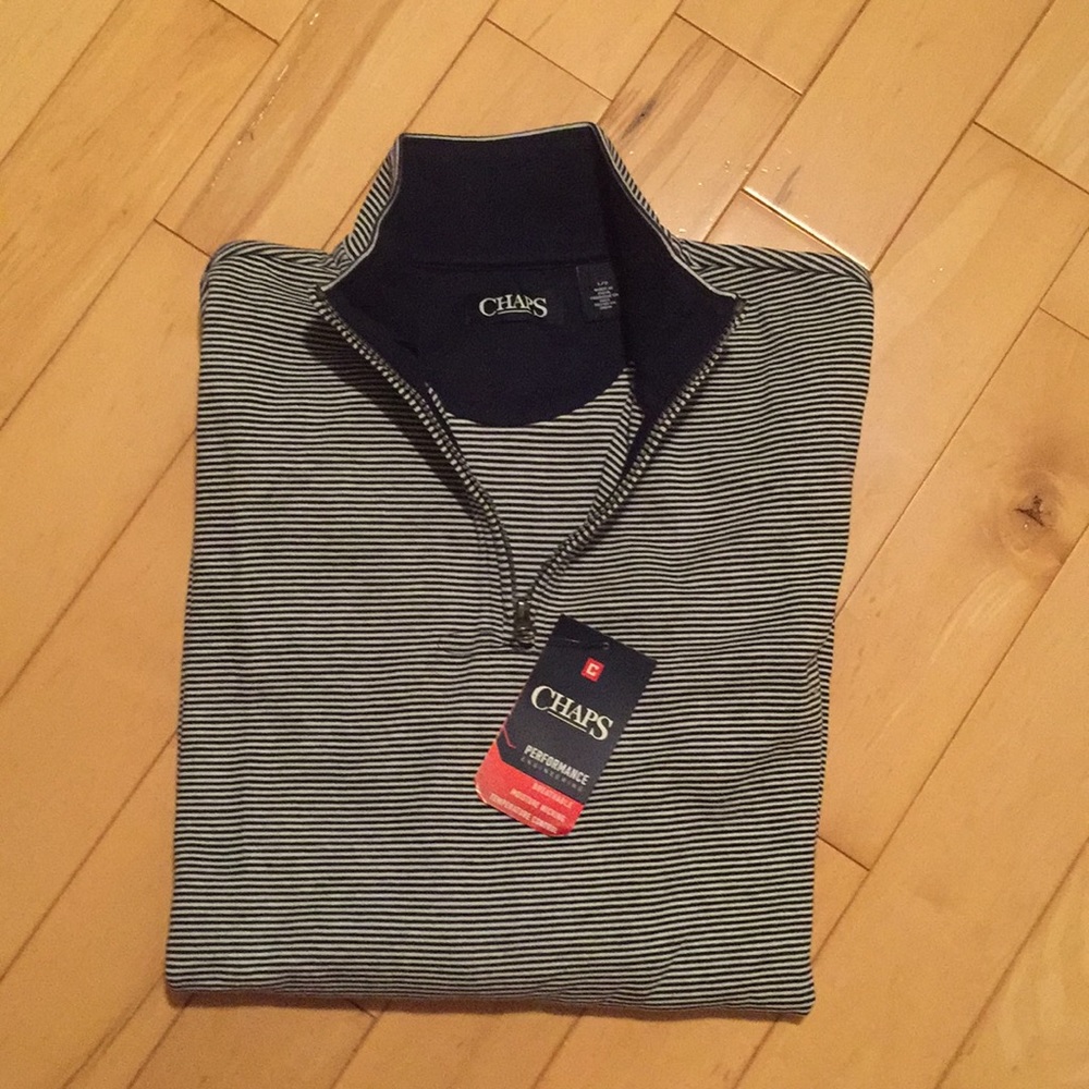 Nautical striped athletic shirt